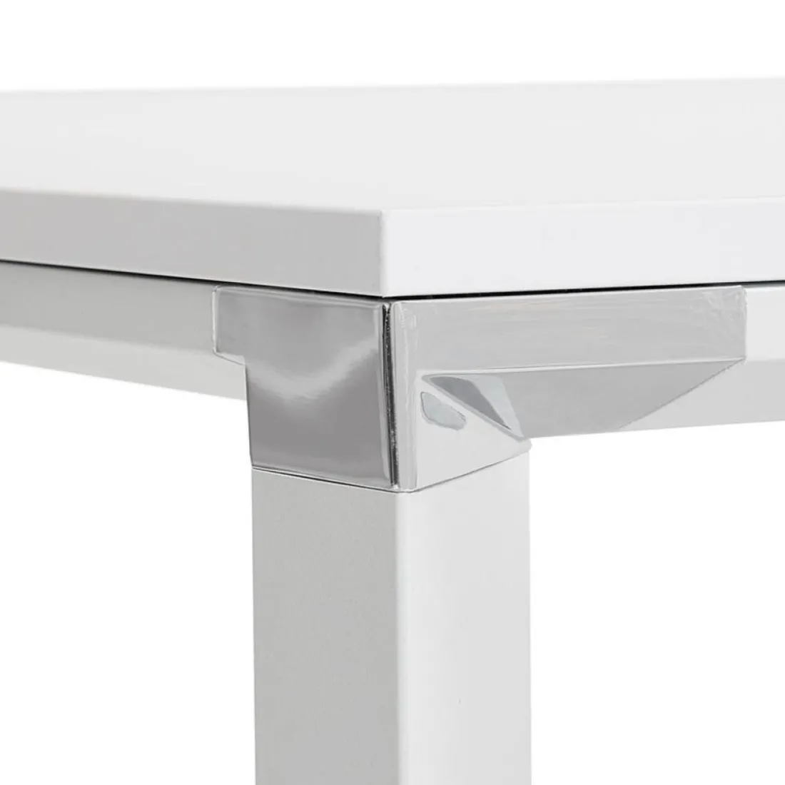 Table de réunion ou bureau bench 'XLINE SQUARE' blanc