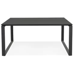 Table de réunion ou bureau bench 'BAKUS SQUARE' noir