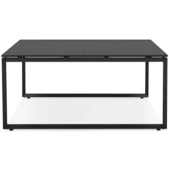 Table de réunion ou bureau bench noir