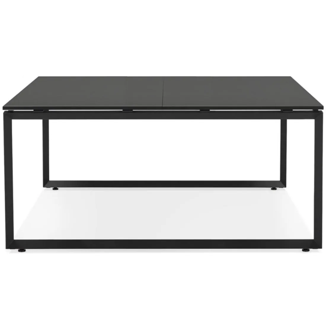 Table de réunion ou bureau bench noir