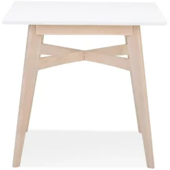 Table De Salle à Manger Blanche Design STEFFIE Style Scandinave