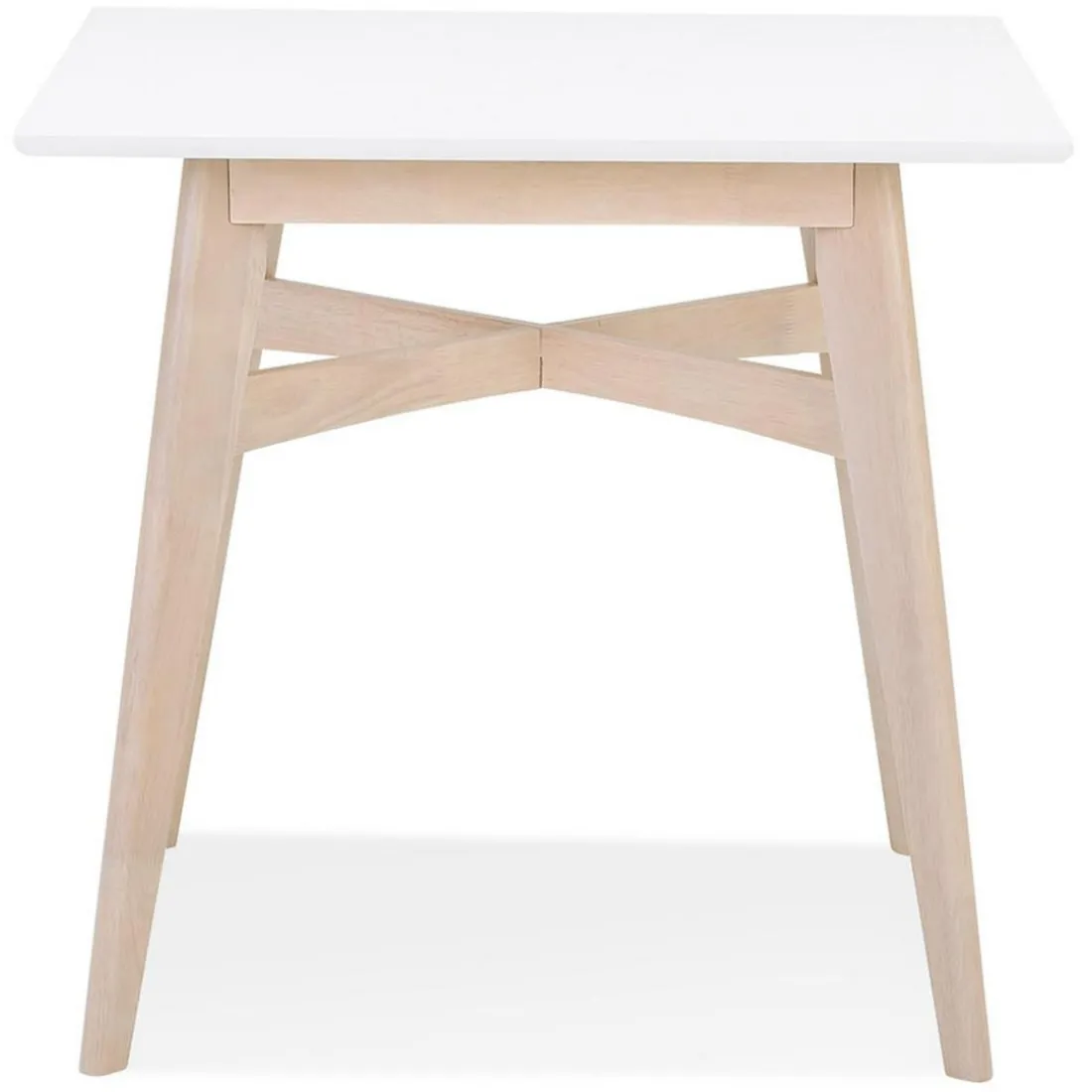 Table De Salle à Manger Blanche Design STEFFIE Style Scandinave