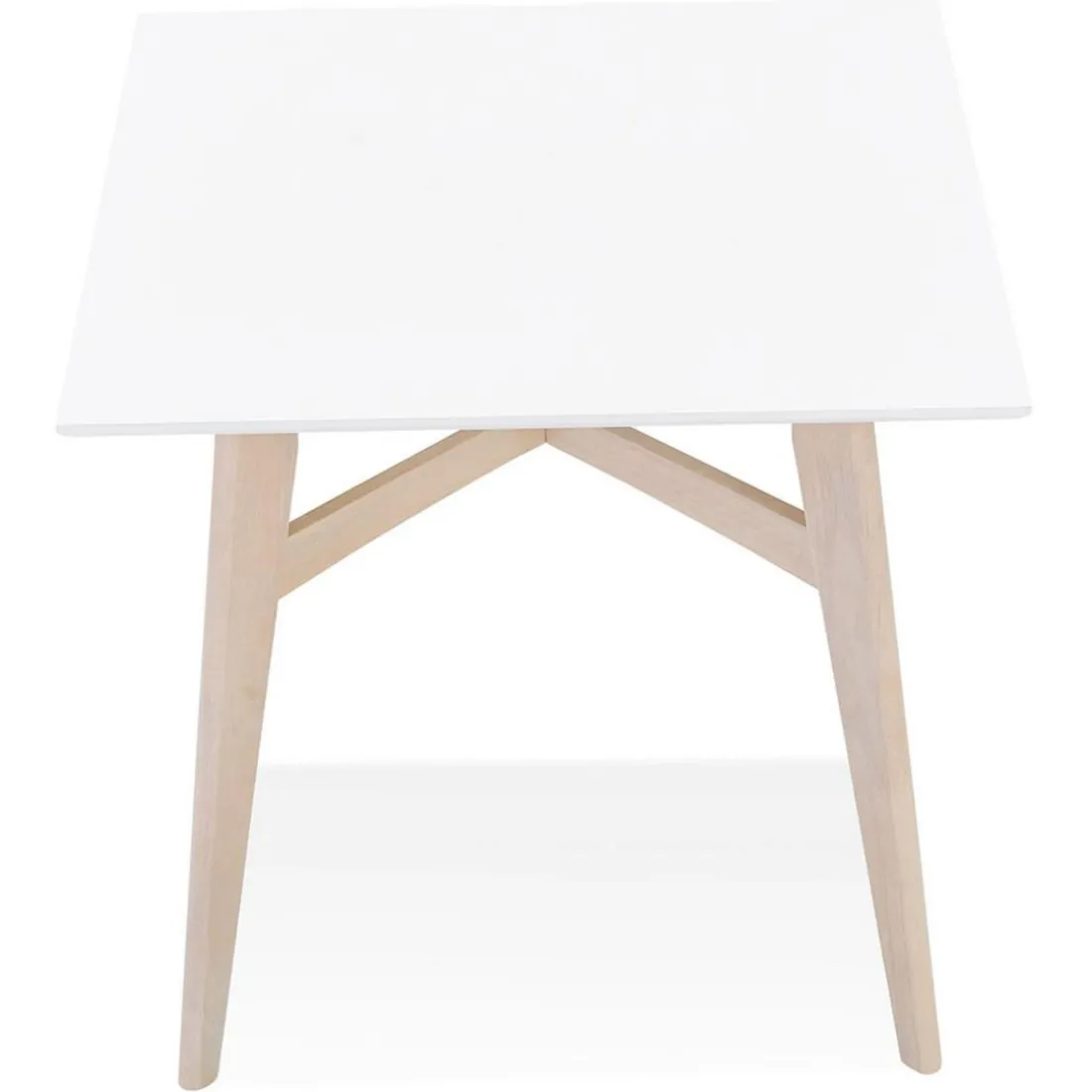 Table De Salle à Manger Blanche Design STEFFIE Style Scandinave