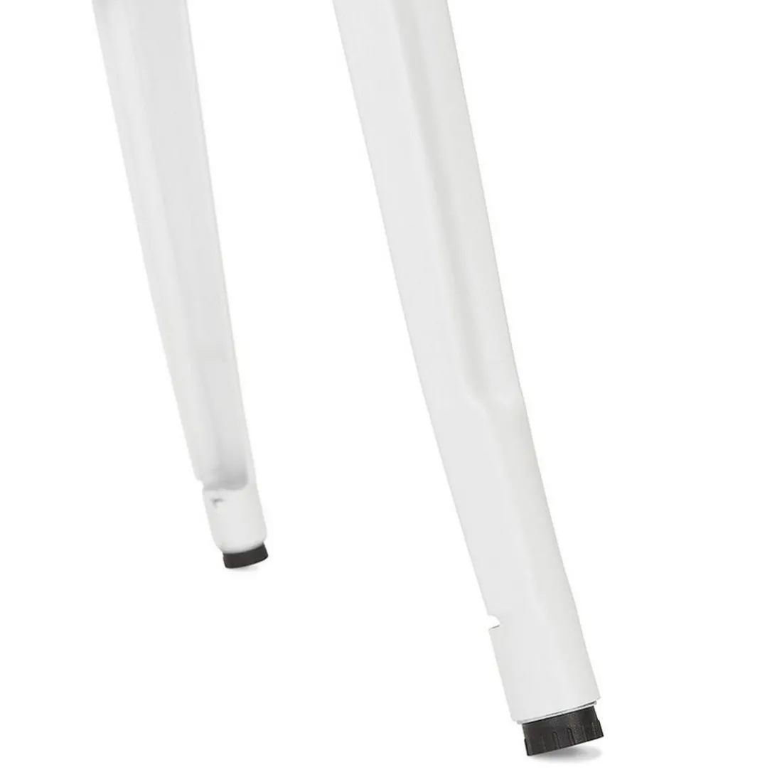 Table De Salle à Manger Blanche Design COLOC Style Industriel