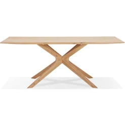 Table de salle à manger 'MANITOU' en chêne massif