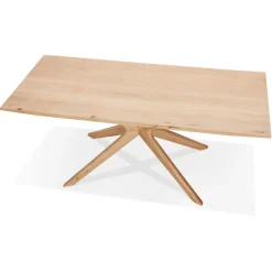 Table de salle à manger 'MANITOU' en chêne massif