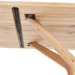 Table de salle à manger 'MANITOU' en chêne massif