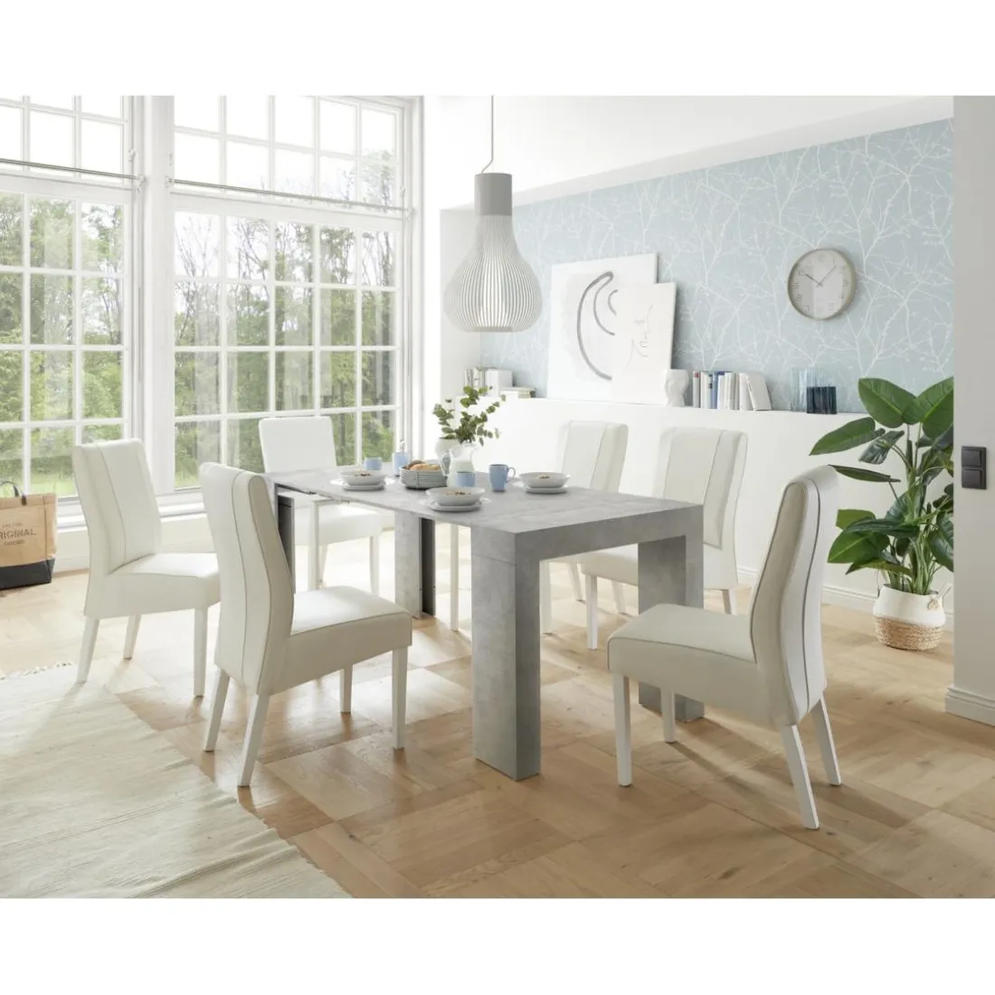 Table extensible Console en panneaux de particules