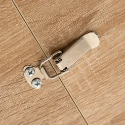 Table extensible effet chêne naturel