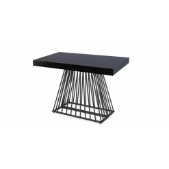 Table Extensible Noir Pieds Noir