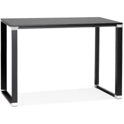 Table haute ou bureau haut 'XLINE HIGH TABLE' en bois noir