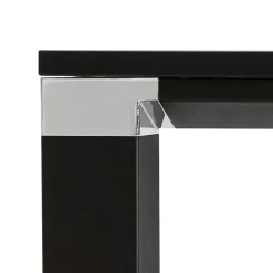Table haute ou bureau haut 'XLINE HIGH TABLE' en bois noir