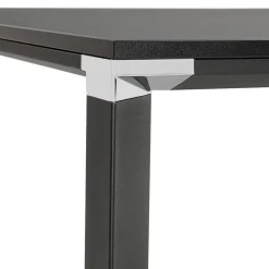 Table haute ou bureau haut 'XLINE HIGH TABLE' en bois noir
