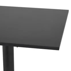 Table haute pliable 'PENUMBRA' carrée noire