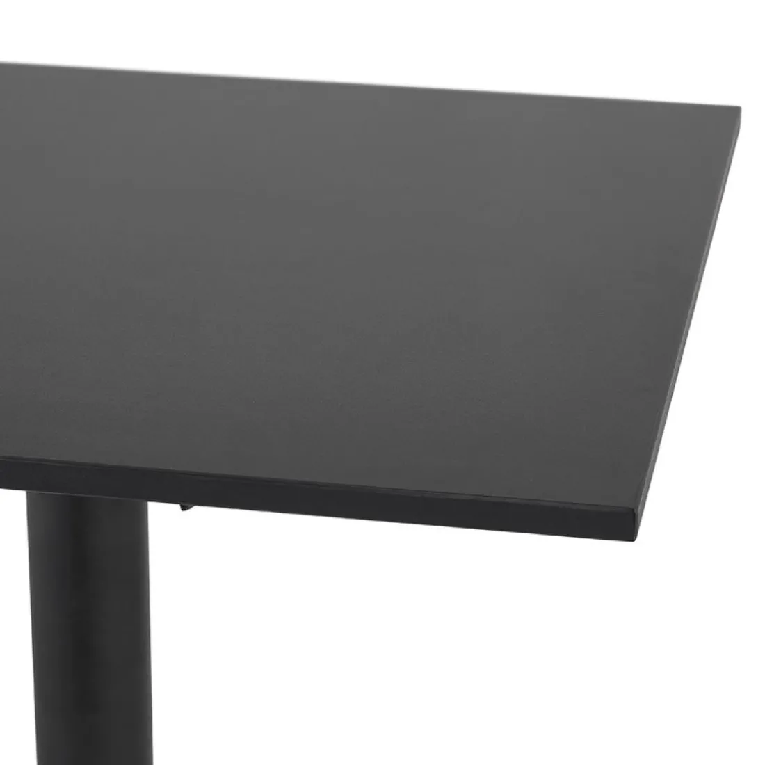 Table haute pliable 'PENUMBRA' carrée noire