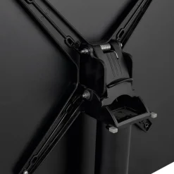 Table haute pliable 'PENUMBRA' carrée noire