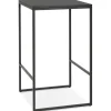 Table haute style industriel 'ORTOS' noire idéale pour les professionnels