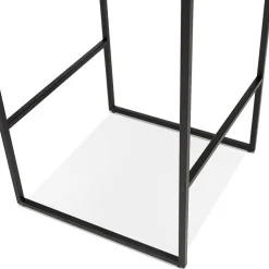 Table haute style industriel 'ORTOS' noire idéale pour les professionnels
