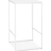 Table haute style industriel 'ORTOS' blanche idéale pour les professionnels