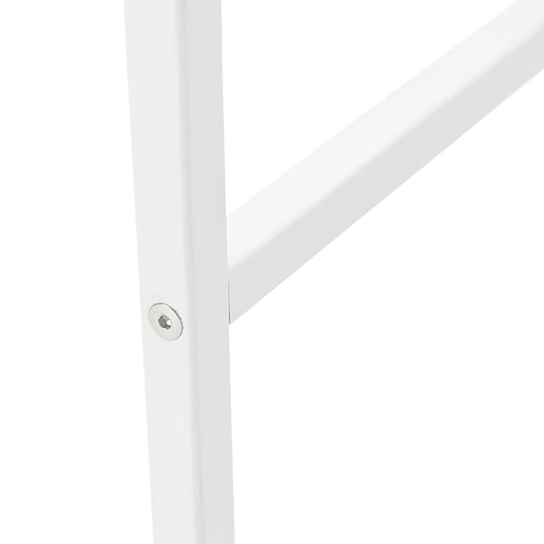 Table haute style industriel 'ORTOS' blanche idéale pour les professionnels