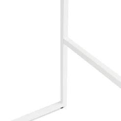 Table haute style industriel 'ORTOS' blanche idéale pour les professionnels