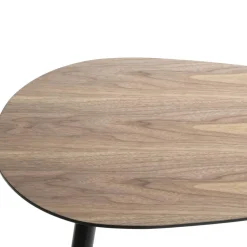 Table Mileo Effet Noyer X 2 Marron