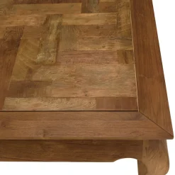 Table opium en teck recyclé plateau mosaïque SIXTINE