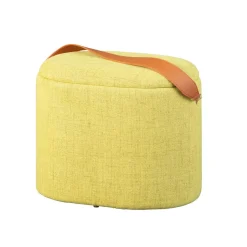 Tabouret Coffre Jaune et Vert SAVANA