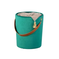 Tabouret Coffre Vert TCHAI