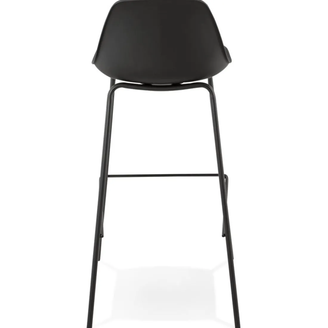 Tabouret de bar 'COOKIE' noir style industriel
