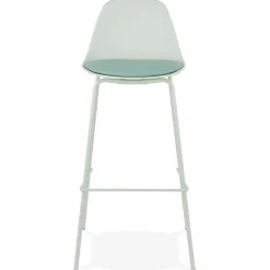 Tabouret de bar 'COOKIE' vert clair style industriel