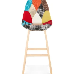 Tabouret de bar 'CUPIDON' style patchwork