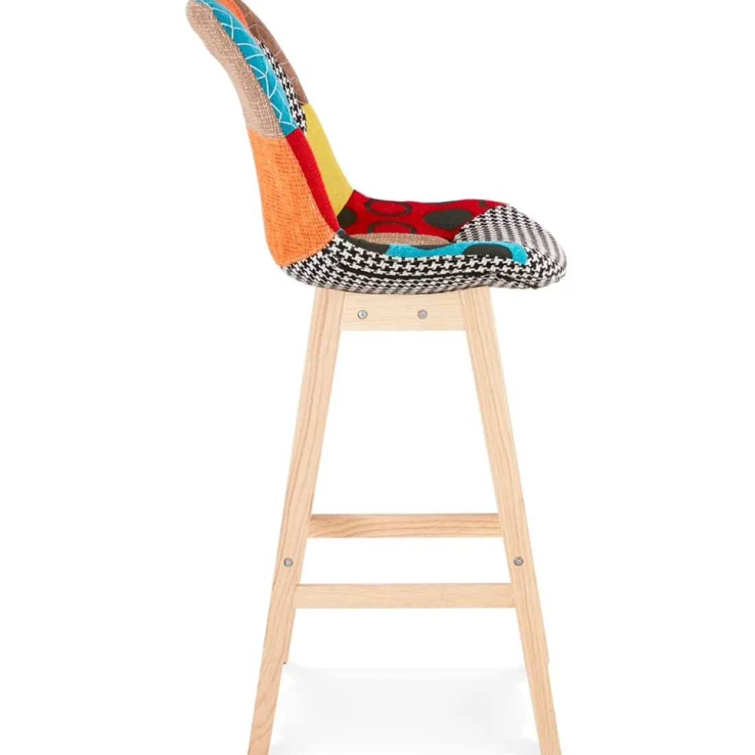 Tabouret de bar 'CUPIDON' style patchwork