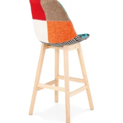 Tabouret de bar 'CUPIDON' style patchwork
