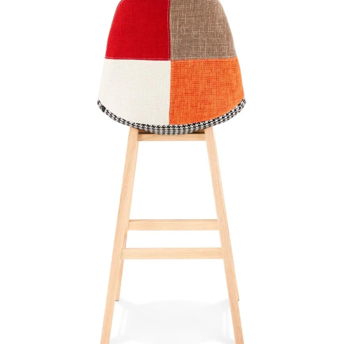 Tabouret de bar 'CUPIDON' style patchwork