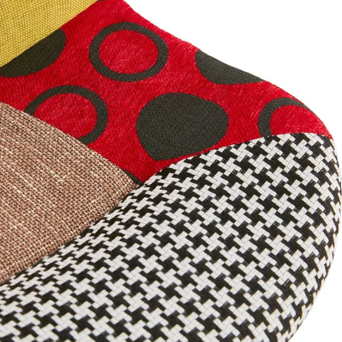 Tabouret de bar 'CUPIDON' style patchwork