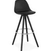 Tabouret de bar design 'MISTIK' noir