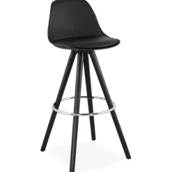 Tabouret de bar design 'MISTIK' noir