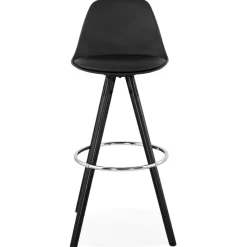 Tabouret de bar design 'MISTIK' noir