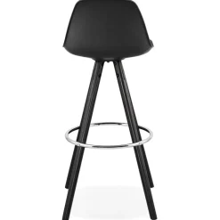 Tabouret de bar design 'MISTIK' noir