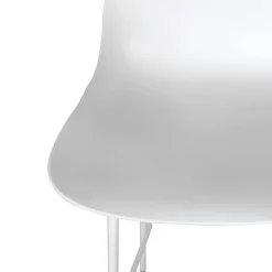 Tabouret de bar 'GRANO' blanc intérieur et extérieur