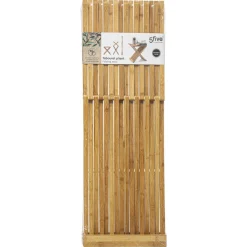 Tabouret pliant d'appoint bambou