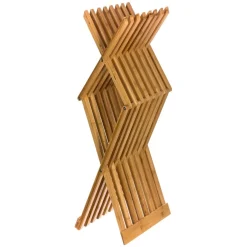 Tabouret pliant d'appoint bambou