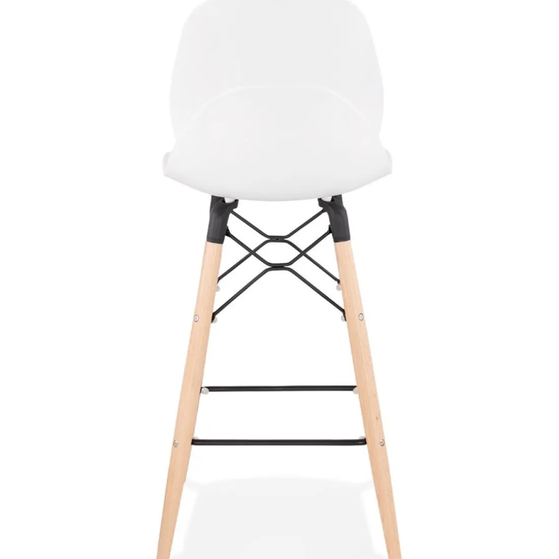 Tabouret snack mi-hauteur 'COSMIK MINI' blanc style scandinave
