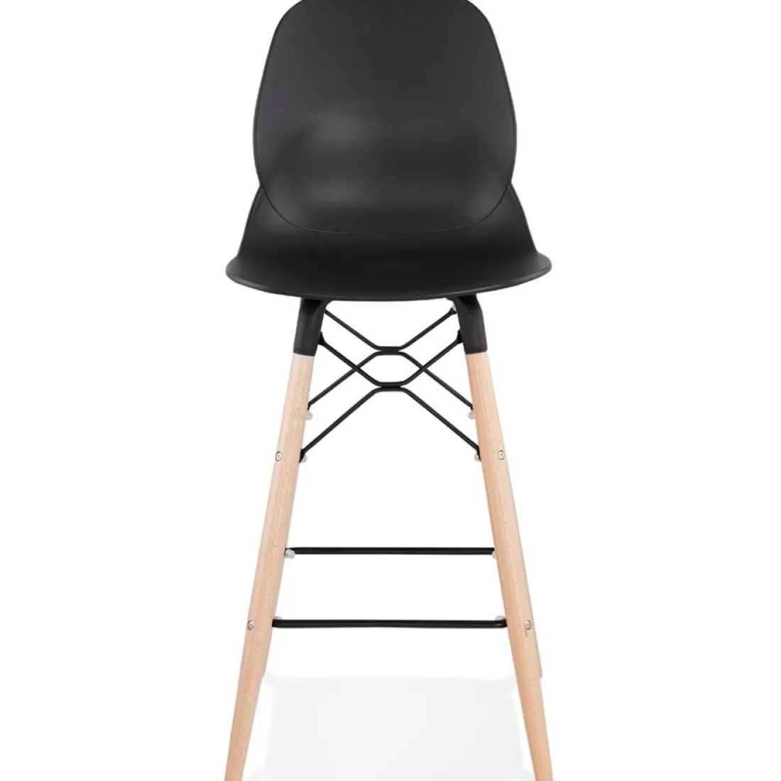 Tabouret snack mi-hauteur 'COSMIK MINI' noir style scandinave