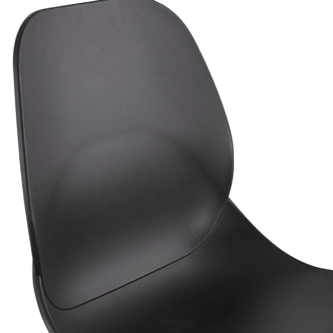 Tabouret snack mi-hauteur 'COSMIK MINI' noir style scandinave