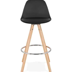 Tabouret snack mi-hauteur 'TATAMI MINI' noir