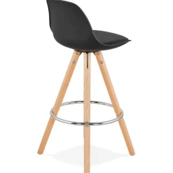 Tabouret snack mi-hauteur 'TATAMI MINI' noir