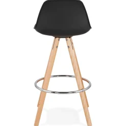 Tabouret snack mi-hauteur 'TATAMI MINI' noir