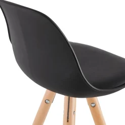 Tabouret snack mi-hauteur 'TATAMI MINI' noir